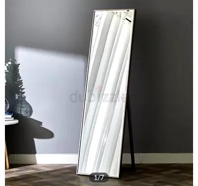 Full-Length Free-Standing Mirror with Support Stand