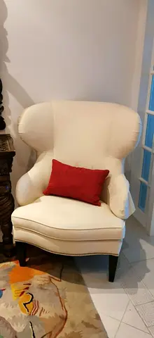 Luxury Ethan Allen Wingback Armchair