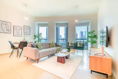 Trendy 2BR Downtown Apt, Steps from Burj Khalifa
