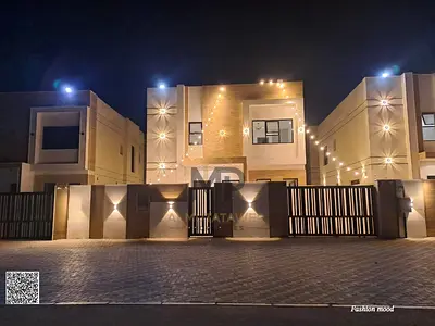 New villa for rent )furnished) in Ajman|At al zahia area|3 bedrooms, majlis, hall, maid's room|firs