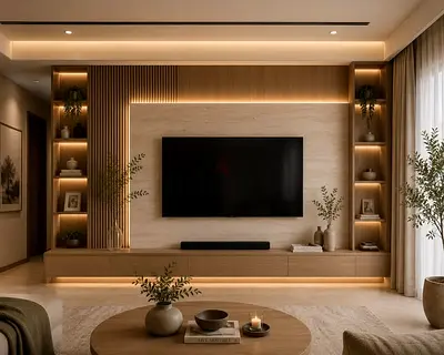 Entertainment center for living room