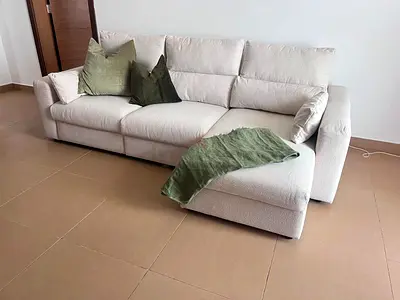 Top Quality ikea Eskilstuna L shape sofa bed with storage