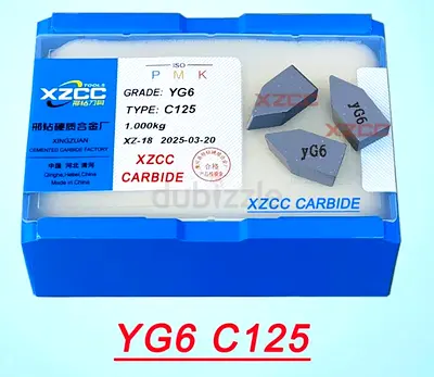 Set of Tungsten Carbide Cutting Inserts YG6 C125 1 KG BOX- New