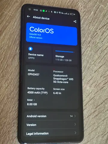 Selling my OPPO Reno8 Z 5G – 128GB in the beautiful Star Light Black colour.
