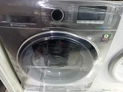 Samsung EcoBubble Front Load Washer 9kg - Silver, Good Condition