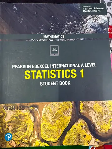 Pearson Edexcel International A Level Statistics 1 Student Book