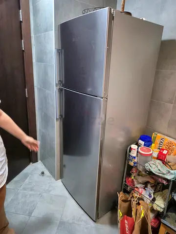 Gorenje Stainless Steel Double Door Refrigerator - Good Condition