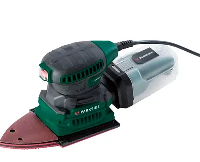 Parkside Electric Orbital Sander with Dust Box - brand new