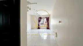 Three bedroom apartment with living room for annual rent in Al Qasimia Al Mahatta no deposit spaciou