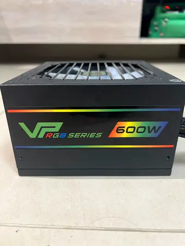 VR RGB Series 600W ATX Power Supply - Good Working Condition