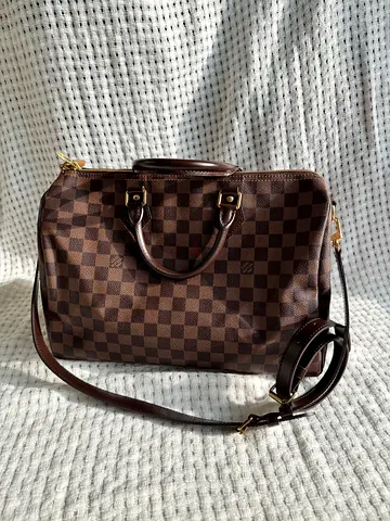 Louis Vuitton Damier Ebene Canvas Speedy Bandouliere 35 | Authentic | Excellent Condition
