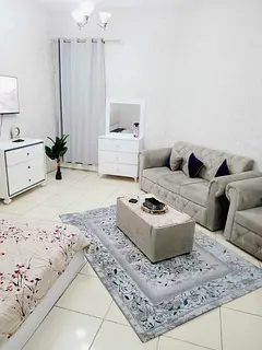 Studio for Sale in Al Oriant Towers – Open View & Rented at AED 3,000/Month!
