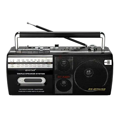 Cassette Player Radio Recorder Built-in Speakers USB + Vintage George Wassouf cassette (live)