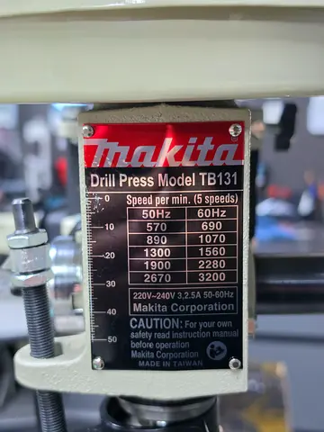 Makita TB131 13mm Bench Drill Press – Heavy Duty