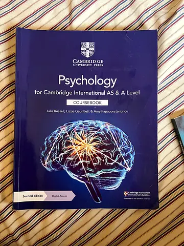 Cambridge International AS & A Level Psychology Coursebook (2nd Edition)