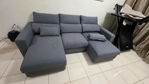 IKEA Esklstuna L shape Sofa bed Dark Gray