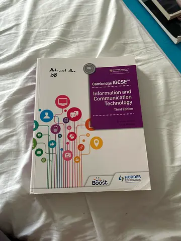 Cambridge IGCSE Information and Communication Technology book