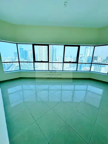 Spacious 3 BHK Apartment with Master Bedrooms for Rent in Al Khan, Sharjah | Free Parking & Gym