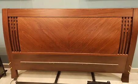King Size Bed For Sale! Best Quality Hardwood Bed + 2 Bedside Tables + Mattress