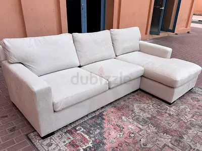 Perfect Condition Crate&Barrel Axis feather 🪶 filled Sofa beige