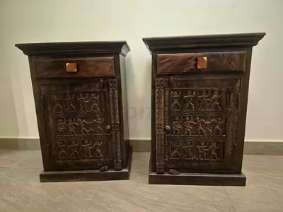 Hand Carved Antique Nightstands