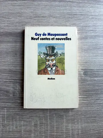 Neuf contes et nouvelles — Guy de Maupassant (École des loisirs, Collection Médium)