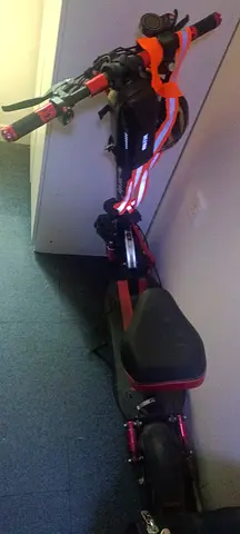 Used Electric Scooter - Good Condition, Comfortable Seat, Foldable