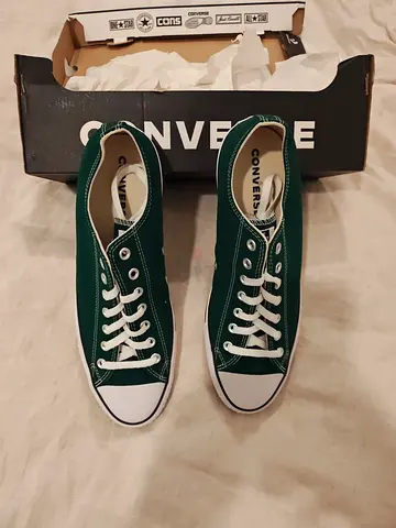 Green Converse Low Top Sneakers - Size 46