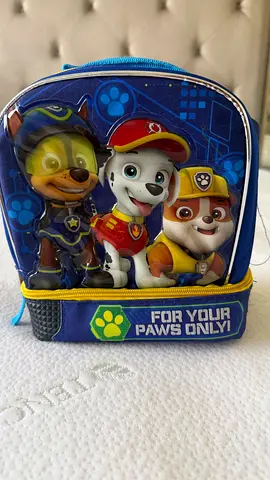 Lunchbox bag paw patrol theme