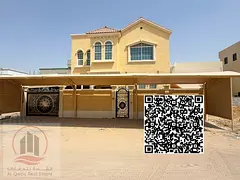 Spacious villa for rent in Al Yasmin, 5 master bedrooms