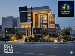 Corner villa on two streets, price includes registration and ownership fees, super deluxe finishing