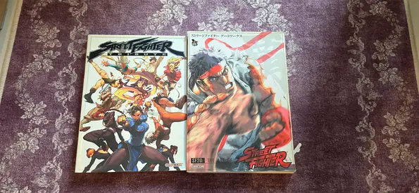 Street Fighter Art Books / Manga - Two Volumes (English/Japanese)