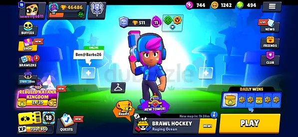 Brawl stars account 2018