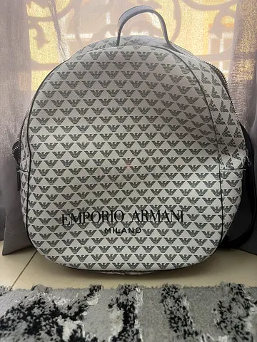 Emporio Armani Milano Logo Print Backpack ORIGINAL