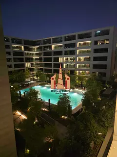 Brand new luxury 1 bedroom flat central AC wardrobe parking balcony pool view just 60k