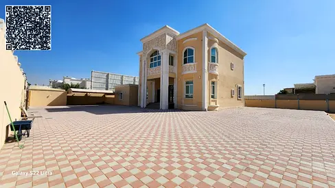 🏡 Luxury Villa for Rent – Al Rahmaniya, Sharjah 6 Master Bedrooms | 2 Halls | 2 Majlis | 2 Kitchens