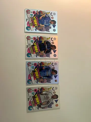 Match Attax 24/25 Vintage Vibes Legend Set - Messi, Ronaldo, Cannavaro, Zola