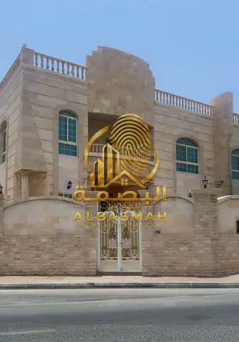 فيلا زاوية للبيع في النخيلات – الشارقة | مقابل دوار الصبخة وقرب حديقة النخيلات | تشطيب ديلوكس وتكييف مركزي