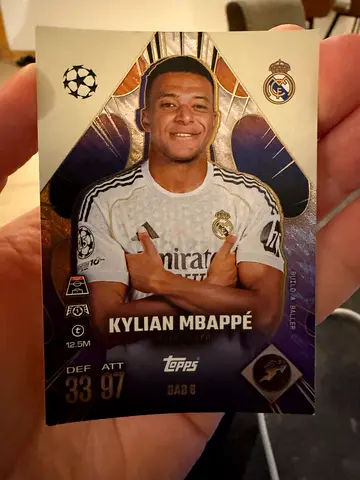 Kylian Mbappe - Super Speed Football Card