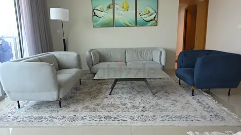 3+2+1 Sofa Set + Stone Top Coffee Table - Excellent Condition