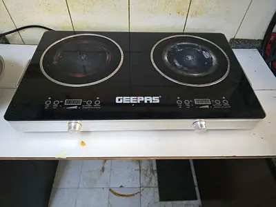 Geepas Double Hot Plate Electric Stove - Good Working Condition
