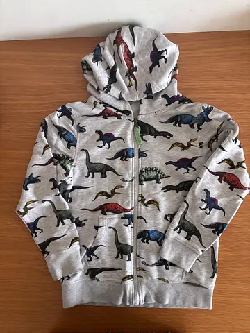 Boys hoodies 7-8years- dinosaurs & Angry birds