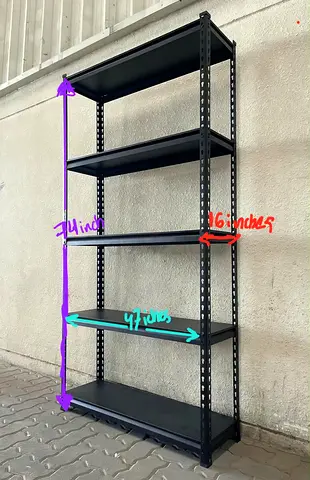 Heavy-Duty Metal Storage Rack / Shelving Unit