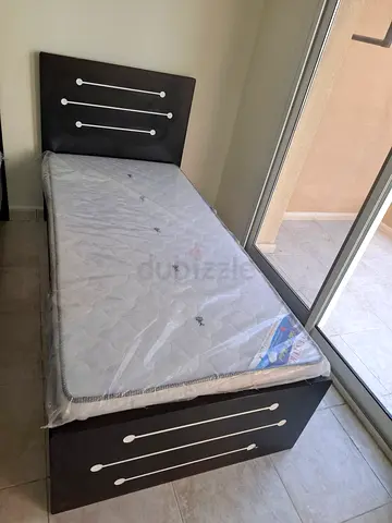 Single bed with mattress brand new selling