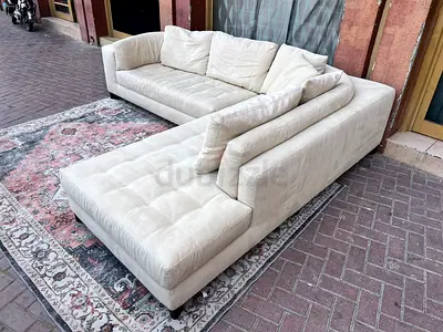 Premium Quality Natuzzai Lshape sofa feather filled comfortable