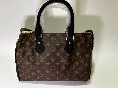 Louis Vuitton Speedy brown handbag unisex FLASH SALE !