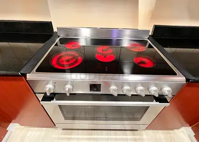 Bosch Latest Version 5 Hobs Electric Ceramic Cooker 90 cm – Series 8 Ultimate Premium Edition