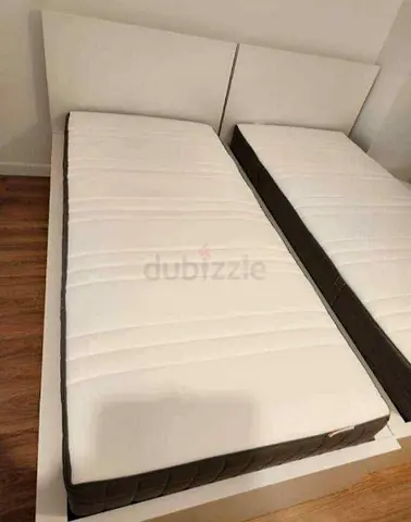 Ikea Pair of Single Beds with Mattress Available in Perfect Condition