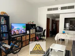 A spacious 1-bedroom apartment available for annual rent in Ajman One Towers. The apartment is unfur
