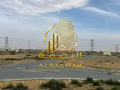 Industrial land for sale in Sharjah, Arqoub Industrial Area, Al Hamriya, with 4 streets, freehold ow